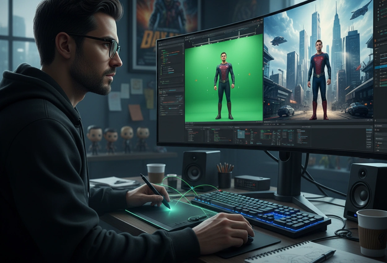 Remove Green Screen from Video