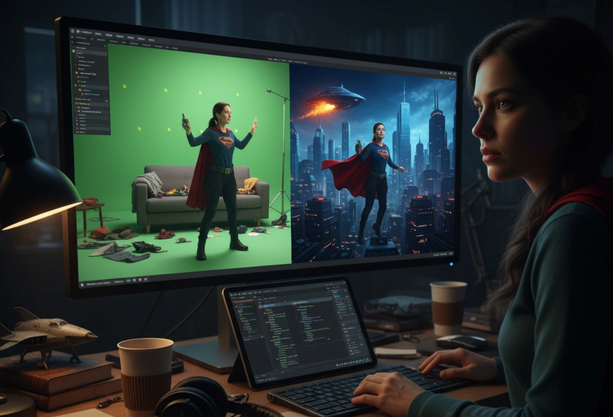 Green Screen Background Editor